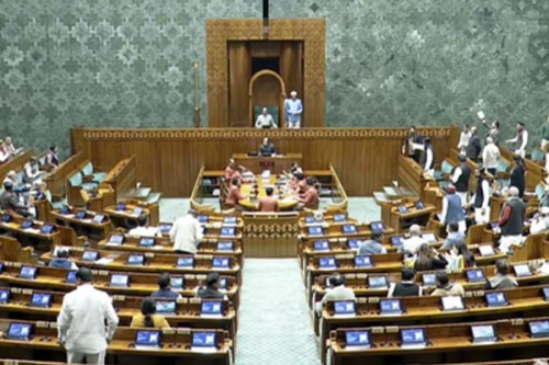Oppn creates ruckus in LS; House adjourned till noon