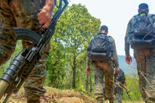 Fierce encounter breaks out between Maoists and security forces in Jharkhand's Saranda Forest