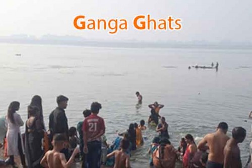 Devotees gather at UP Ganga ghats on Akshaya Tritiya; take holy dips, perform charitable rituals