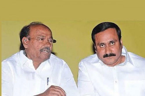 PMK founder S. Ramadoss petitions TN DGP against son Anbumani's use of flag for statewide yatra