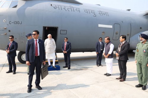 PM Modi inaugurates emergency landing facility on Assam highway