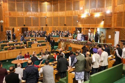 Ruckus mars proceedings in J&K Assembly as NC, BJP members clash with each other