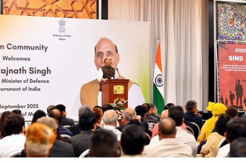 Rajnath Singh in Morocco: India Won't React Hastily to US Tariffs, Confident on PoK
