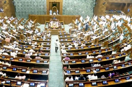 Opposition uproar stalls proceedings; Lok Sabha adjourned within minutes until noon