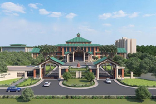 Amit Shah lays foundation stone for Assam's second Assembly complex in Dibrugarh