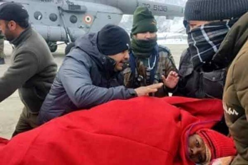 Pregnant woman air-evacuated by army from Kupwara, brought to Srinagar