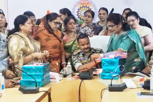Chhattisgarh: Dhamtari BJP Mahila Morcha sends 5,000 Rakhis for soldiers on borders