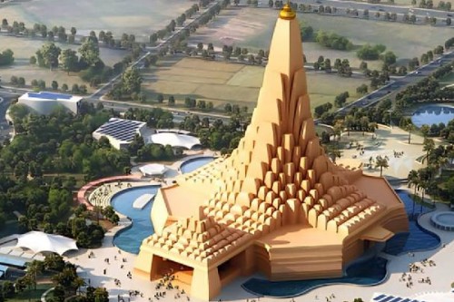 Adani Cement Creates a World Record for the Largest Raft Foundation for Religious Infrastructure