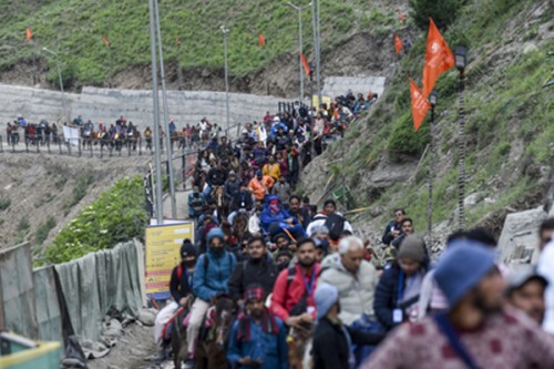 In 9 days, 1.63 lakh perform ongoing Amarnath Yatra