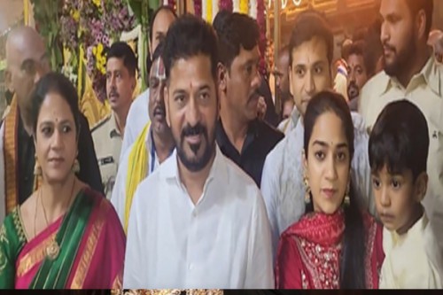 Civil Aviation Minister Ram Mohan Naidu, T'gana CM Reddy, others offer prayers at Tirumala temple
