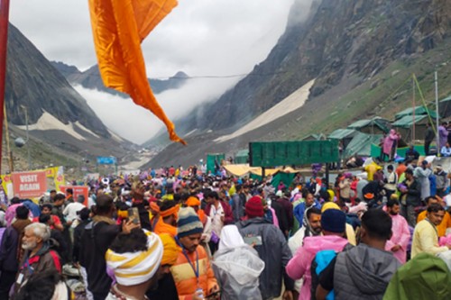 Amarnath Yatra suspended for a day due to heavy rainfall