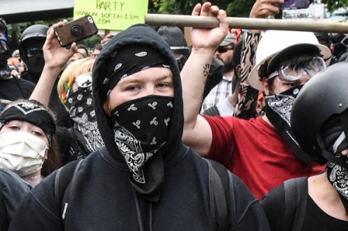 Trump targets Antifa movement as 'terrorist organisation'