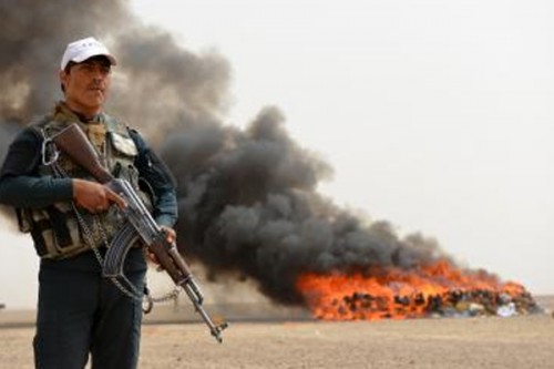 145 kg of drugs discovered, 10 detained in Northern Afghanistan