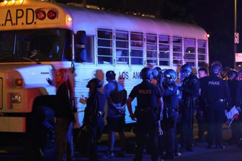 Nearly 400 arrested in Los Angeles immigration protests