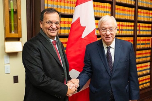 Indian envoy to Canada meets Speaker of House of Commons, discusses parliamentary cooperation