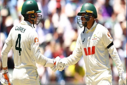 Ashes: Carey, Khawaja shine as Australia reach 326-8 at stumps on Day 1 of Adelaide Test