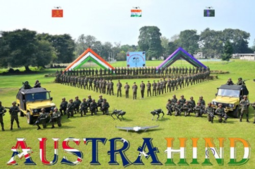 120 Indian Army troops reach Australia for Exercise AUSTRAHIND 2025