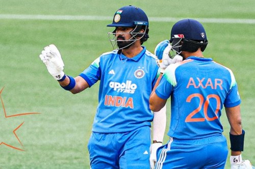 AUS v IND: KL, Axar guide India to post 136/9, Aus need 131 to win
