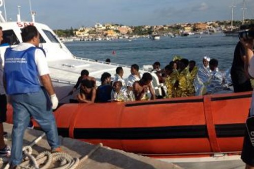 573 migrants arrive on Italy's Lampedusa island
