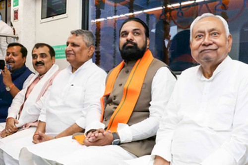 Bihar poll results: Early trends show NDA crosses magic mark of 122