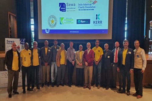 Texas City honours Sewa International for flood relief