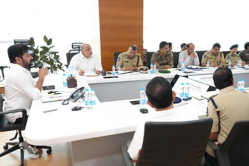 Telangana CM asks Hyderabad police to be on high alert