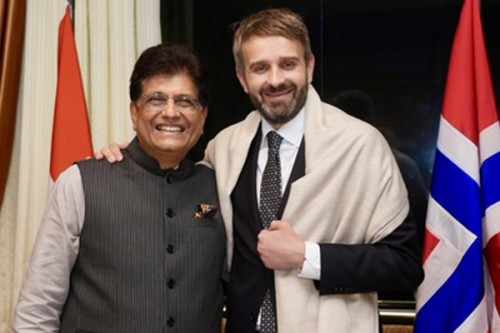 Piyush Goyal meets Norwegian Health Minister to deepen ties on pharma, tech