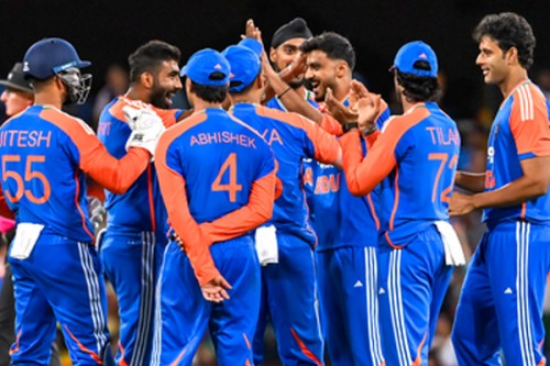 4th T20I: Washington, Axar, Dube help India beat Australia by 48 runs, take 2-1 lead