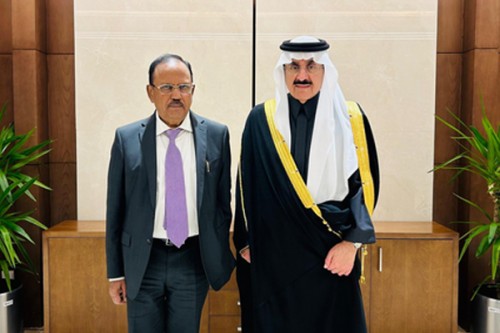 NSA Doval discusses bilateral, regional cooperation with Saudi counterpart