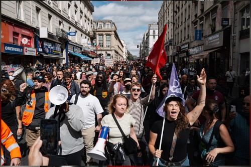 French unions strike against austerity, pressuring Macron