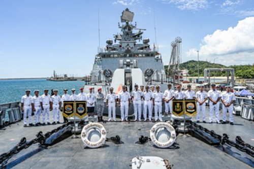 INS Sahyadri arrives at Malaysia's Kemaman Port, set to enhance bilateral engagement