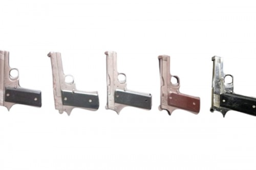 Juvenile among two held in Punjab; five country-made pistols seized