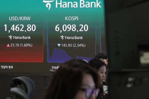 Seoul shares down amid prolonged Middle East crisis