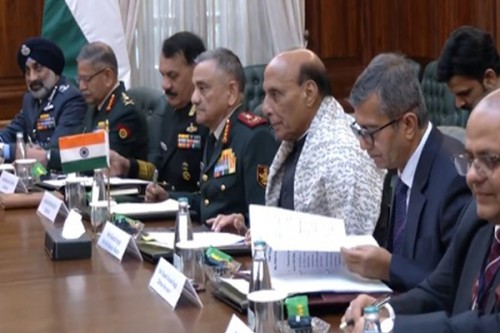 Rajnath Singh meets EU delegation as India set to sign major defence pact