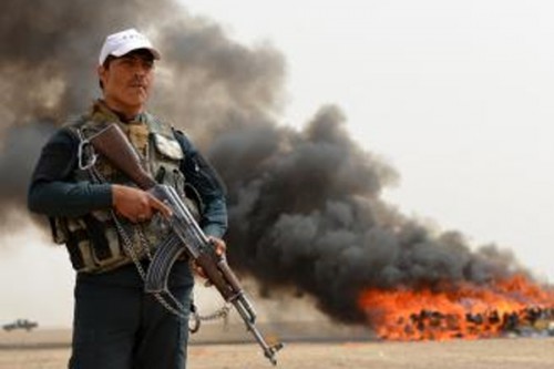 Afghan police discover drug, detain smuggler