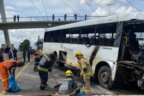 Speeding, unroadworthiness blamed after bus crash kills 43 in South Africa