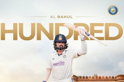 1st Test: Rahul's unbeaten ton, Gill's fifty give India 56-run lead over West Indies