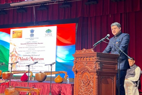 Houston tribute to 'Vande Mataram' at 150