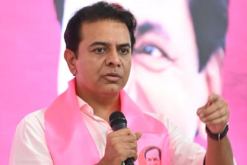 Telangana govt selling industrial land worth Rs 5 lakh crore: KTR