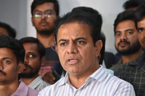VP election: KTR hits out at Jairam Ramesh, says BRS not B-team of Cong or BJP