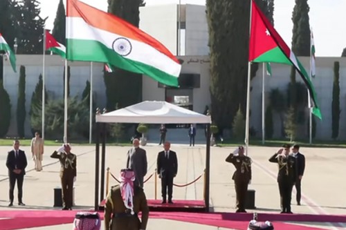 PM Modi arrives in Amman, set to hold talks with Jordan's King