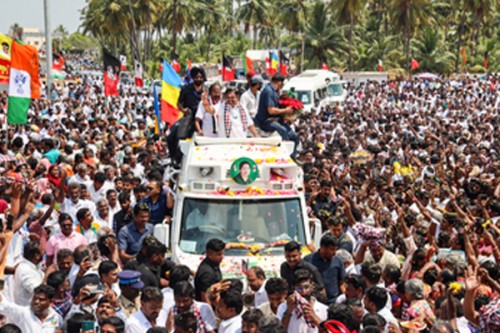 BJP claims NDA surge in TN as campaigning to end today