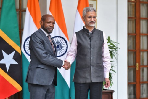 EAM Jaishankar meets counterpart from St Kitts and Nevis, discusses areas of cooperation