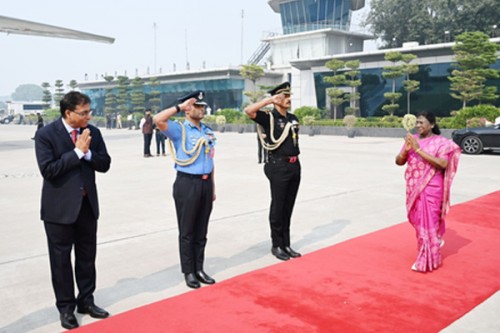 President Murmu departs on six day visit to Angola, Botswana