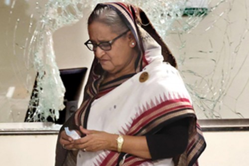 Bangladesh asks media to refrain from airing Hasina's statements