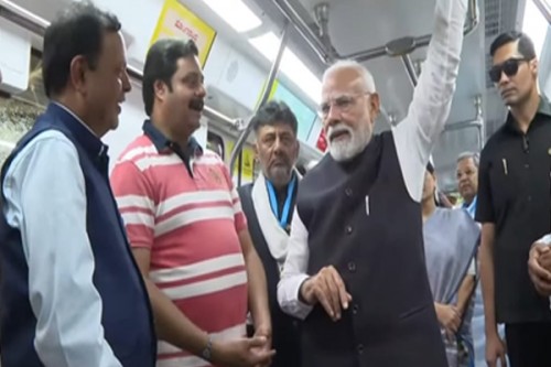 Bengaluru: PM Modi takes Metro ride with students, indulges in candid conversation