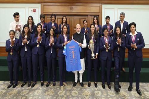 The entire nation is watching and feeling proud: PM Modi tells Indian women�s team on historic triumph