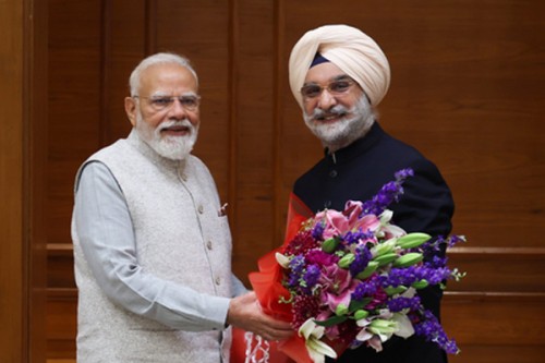 Viksit Delhi@2047: Delhi L-G TS Sandhu calls on PM Modi