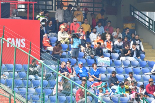 T20 WC: Strong crowd turns up at Arun Jaitley Stadium for Namibia Netherlands clash
