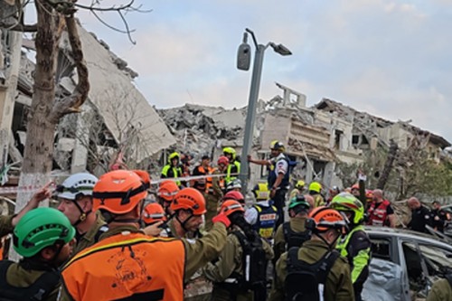 Two killed, dozens injured as Iran strikes residential buildings in Israel